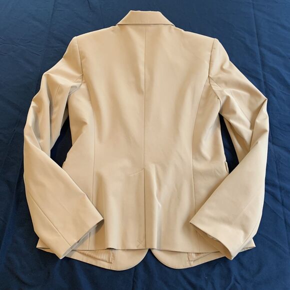 The Limited Blazer Suit Jacket 6 Tan Beige Y2K Preppy Minimal Career Work Slim - Picture 7 of 8
